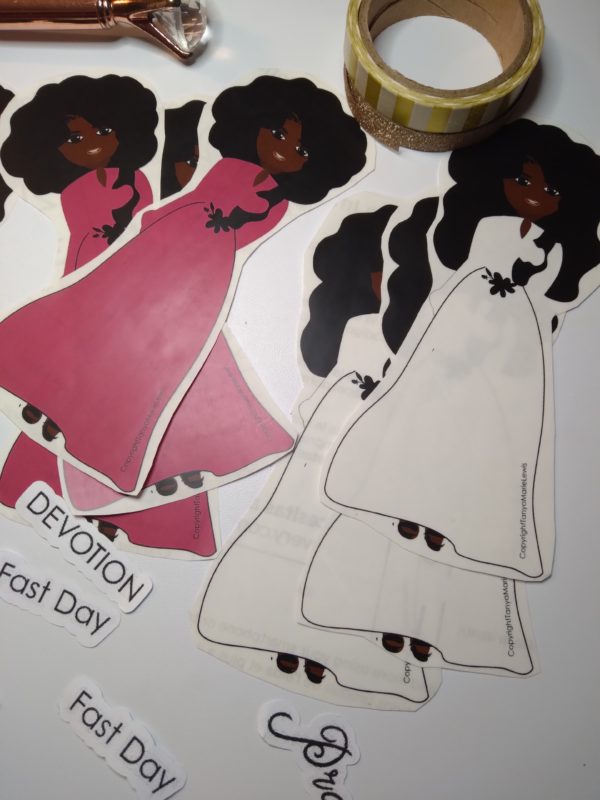 The Modesty Maiden Stickers (Pack of Four) - Image 2
