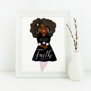The Triplets Collection - Faith Greeting Card